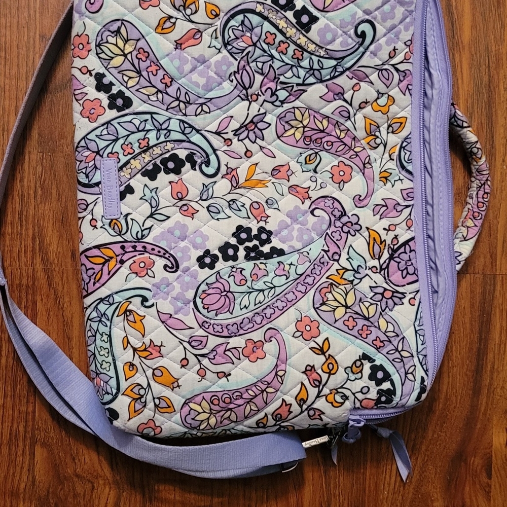 Vera Bradley Purple Paisley Laptop Bag